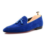 Tassel Stitched Smoking Slipper // Dark Blue (Euro: 42)