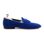 Tassel Stitched Smoking Slipper // Dark Blue (Euro: 41)