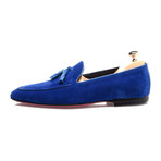 Tassel Stitched Smoking Slipper // Dark Blue (Euro: 40)