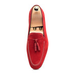 Tassel Stitched Smoking Slipper // Red (Euro: 40)