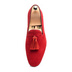 Tassel Smoking Slipper // Red (Euro: 41)