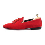 Tassel Smoking Slipper // Red (Euro: 44)