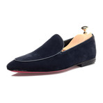 Piped Smoking Slipper // Navy (Euro: 45)