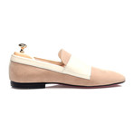 Double Monk Mixed Texture Loafer // Beige (Euro: 41)