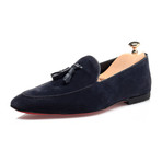 Tassel Stitched Smoking Slipper // Navy (Euro: 45)