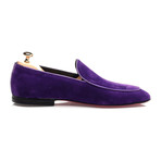 Piped Smoking Slipper // Purple (Euro: 41)