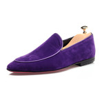 Piped Smoking Slipper // Purple (Euro: 42)