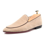 Piped Smoking Slipper // Beige (Euro: 42)