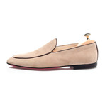 Piped Smoking Slipper // Beige (Euro: 43)