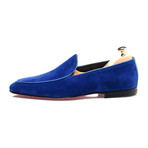 Piped Smoking Slipper // Dark Blue (Euro: 43)