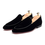 Piped Smoking Slipper // Black (Euro: 44)