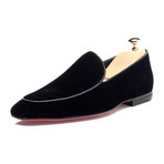 Piped Smoking Slipper // Black (Euro: 44)