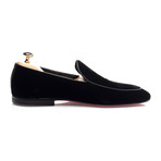 Piped Smoking Slipper // Black (Euro: 42)