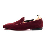 Piped Smoking Slipper // Bordeaux (Euro: 43)