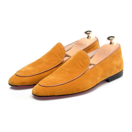 Piped Smoking Slipper // Yellow (Euro: 39)