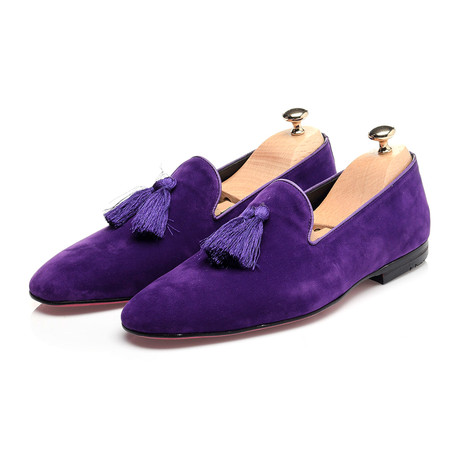 Tassel Smoking Slipper // Purple (Euro: 39)