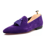 Tassel Smoking Slipper // Purple (Euro: 41)