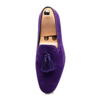 Tassel Smoking Slipper // Purple (Euro: 45)