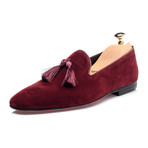 Tassel Smoking Slipper // Bordeaux (Euro: 45)