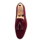 Tassel Smoking Slipper // Bordeaux (Euro: 45)