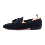 Tassel Smoking Slipper // Navy (Euro: 43)