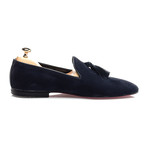 Tassel Smoking Slipper // Navy (Euro: 40)