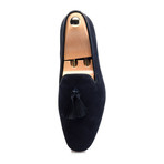 Tassel Smoking Slipper // Navy (Euro: 44)