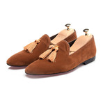 Tassel Smoking Slipper // Brown (Euro: 43)