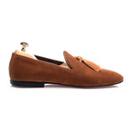 Tassel Smoking Slipper // Brown (Euro: 45)