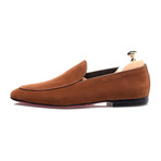 Piped Smoking Slipper // Brown (Euro: 44)