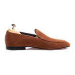 Piped Smoking Slipper // Brown (Euro: 40)