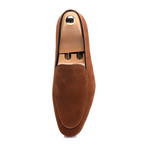 Piped Smoking Slipper // Brown (Euro: 43)