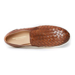 Woven Slip-On Sneaker // Brown (Euro: 43)