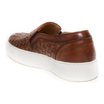 Woven Slip-On Sneaker // Brown (Euro: 43)