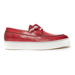 Boat Shoe Sneaker // Red (Euro: 44)