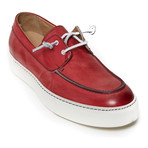 Boat Shoe Sneaker // Red (Euro: 44)