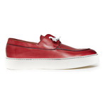 Boat Shoe Sneaker // Red (Euro: 44)