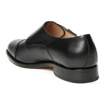 Cap-Toe Monkstrap // Black Goodyear (Euro: 44)