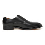 Cap-Toe Monkstrap // Black Goodyear (Euro: 44)