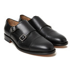 Cap-Toe Monkstrap // Black Goodyear (Euro: 44)