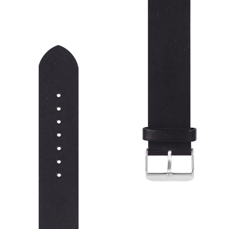 Arkipelag Collection Black + Light Brown + Brown Leather Straps // Set of 3 (Rose Buckle)