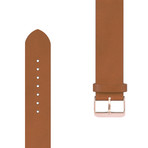 Arkipelag Collection Black + Light Brown + Brown Leather Straps // Set of 3 (Rose Buckle)