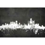 Detroit, Michigan, USA // Blackboard (26"W x 18"H x 0.75"D)