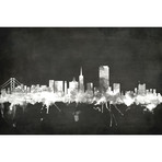 San Francisco, California, USA // Blackboard (26"W x 18"H x 0.75"D)