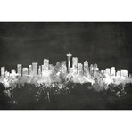 Seattle, Washington, USA // Blackboard (26"W x 18"H x 0.75"D)