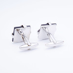 Paralleled Stained Glass Cufflink