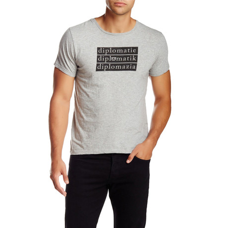 Diplomazia Tee // Grey (S)