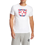 Union Jack Tee // White (S)