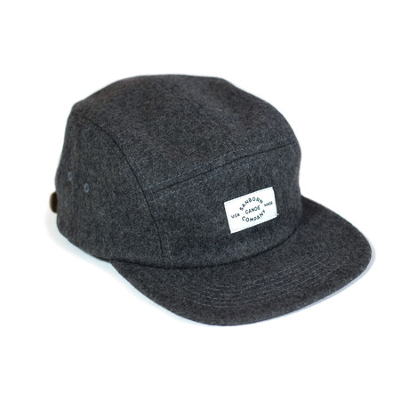 Melton Wool 5 Panel Cap