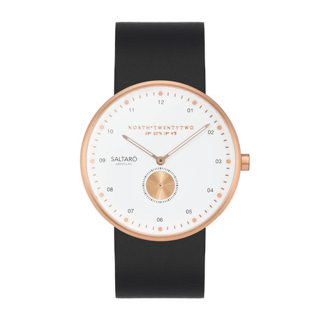 North Twentytwo Saltarö Quartz // ASV005H (Brown Leather Strap)